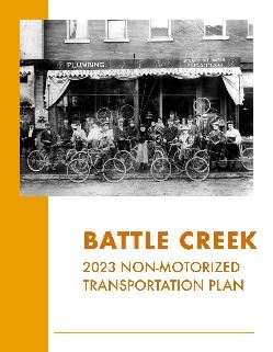 Cover of Battle Creek 2023 Non-Motorized Transportation Plan