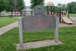 Prairieview Park sign