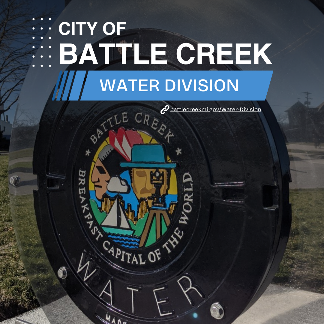 City of Battle Creek Water Division graphic with city seal