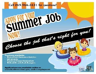 Parks and Rec job flyer