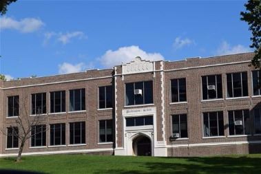 The former Washington School, recently purchased for use in a foreign exchange student program.