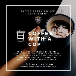 Coffee with a Cop graphic