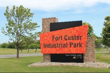 Fort Custer Industrial Park sign