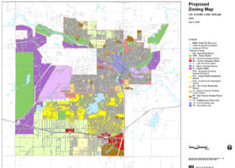 Zoning map draft image 2020